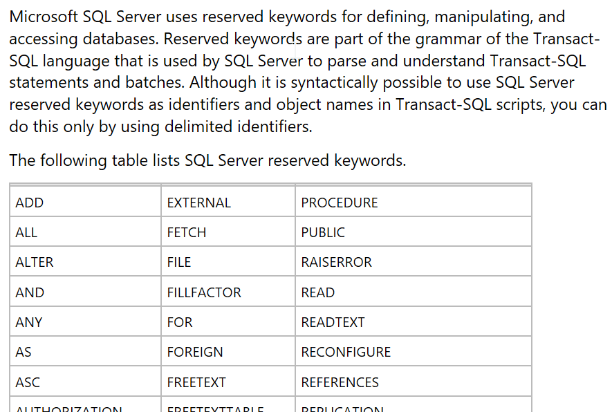 Transact-SQL